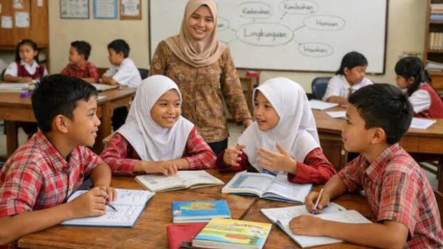 Interaktif dalam Meningkatkan Antusiasme Belajar Siswa SD